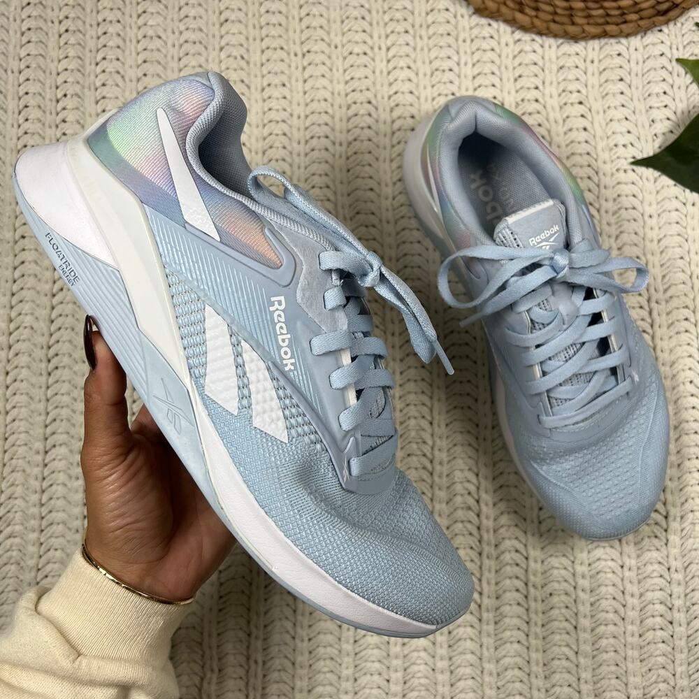 Reebok Nano X4 Floatride Women's Pale Blue Versatile Training Active Shoes